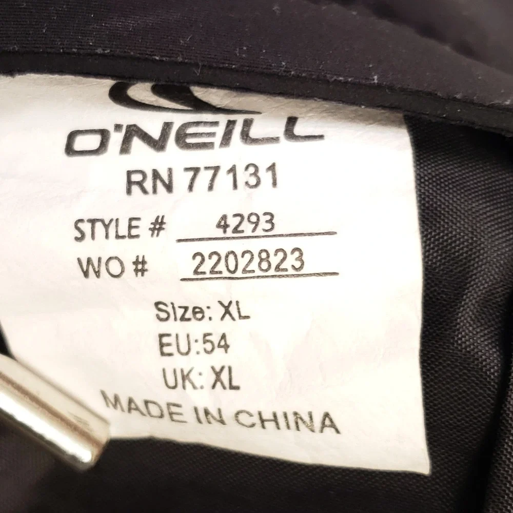 O'Neill Hammer 2mm Wetsuit Mens XL Black Gray Spring Suit Shorty 4293 Surfing